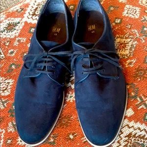 H&M Blue “Suede” Shoes size 10 (euro 40)